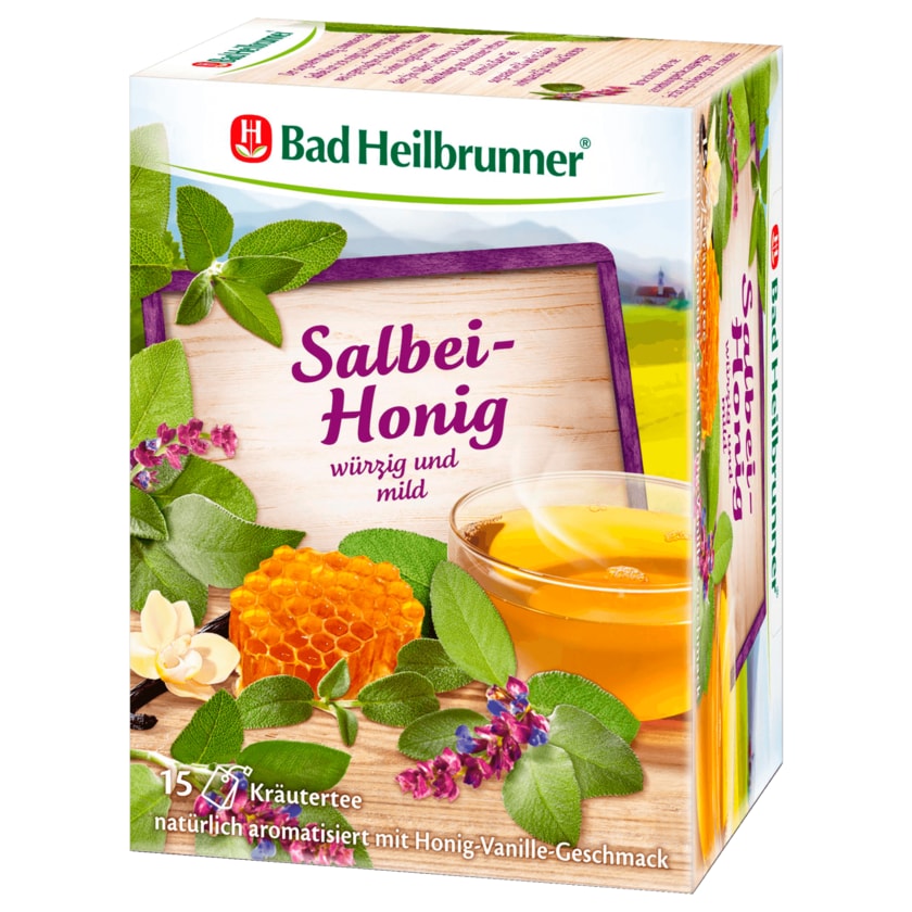 Bad Heilbrunner Salbei-Honig 26,25g, 15 Beutel